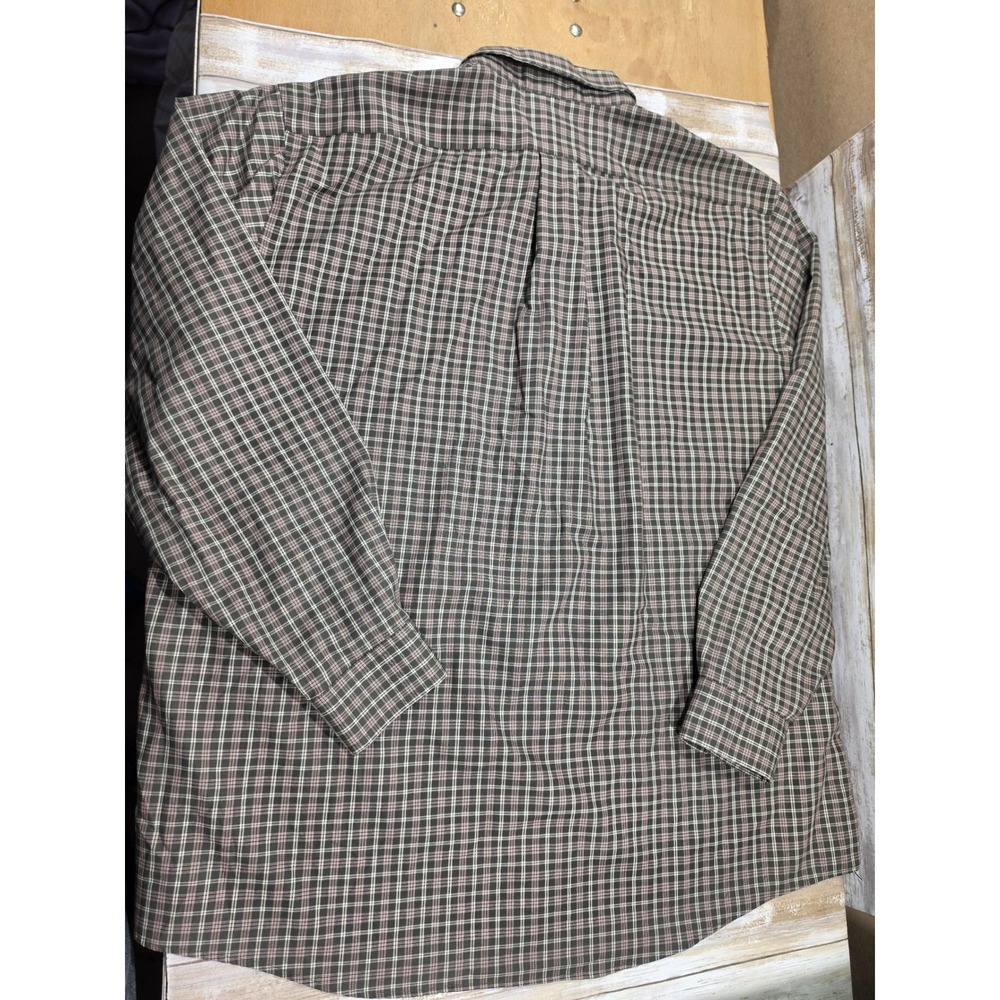 1- L.L. Bean Mens XXL Tall & 1-XL Wrinkle Resistant Traditional Fit Plaid Shirts - Picture 7 of 16
